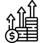 Profit and financials icon