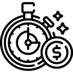Clock and time icon