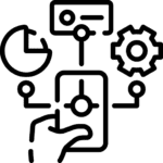 Data in Mobile devices icon